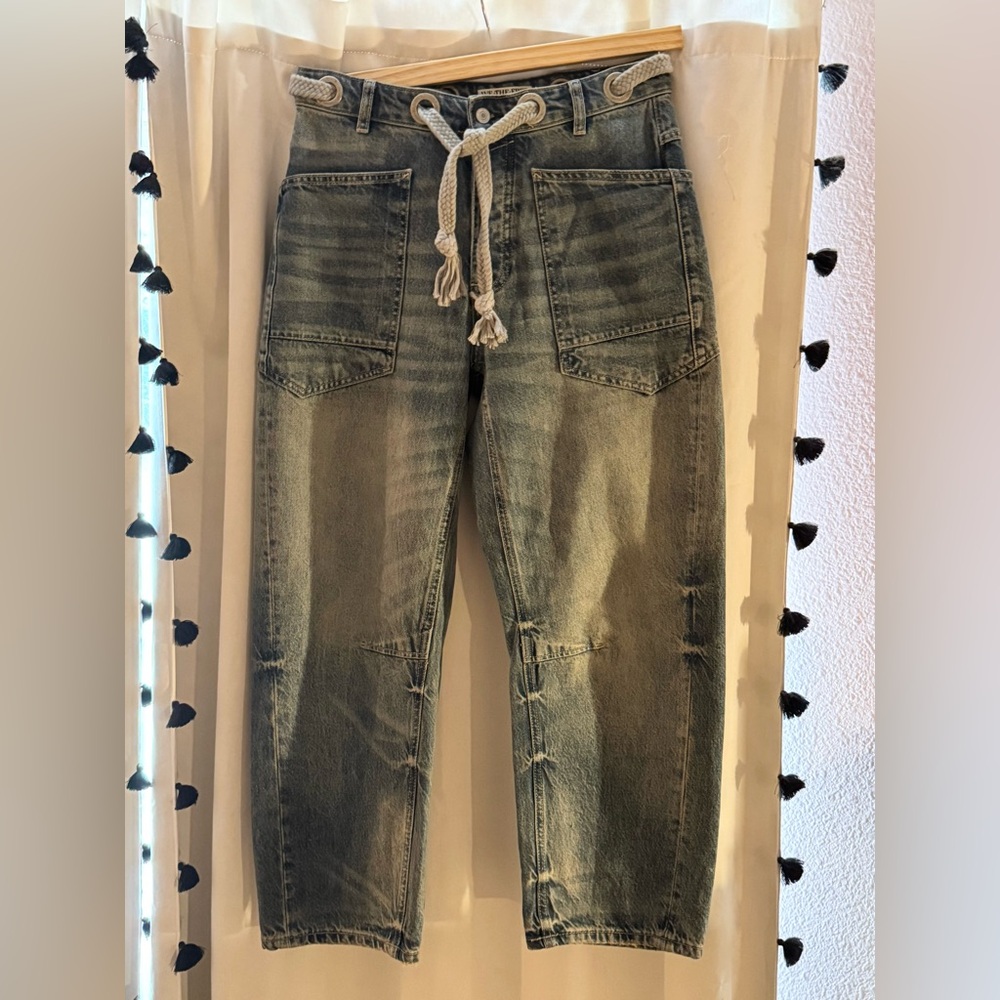 We the Free Moxie Pull On Barrel Jeans